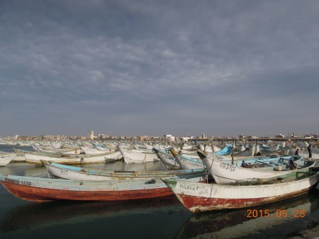 ヌアディブ零細漁港