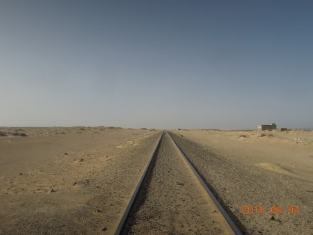 砂漠の鉄道